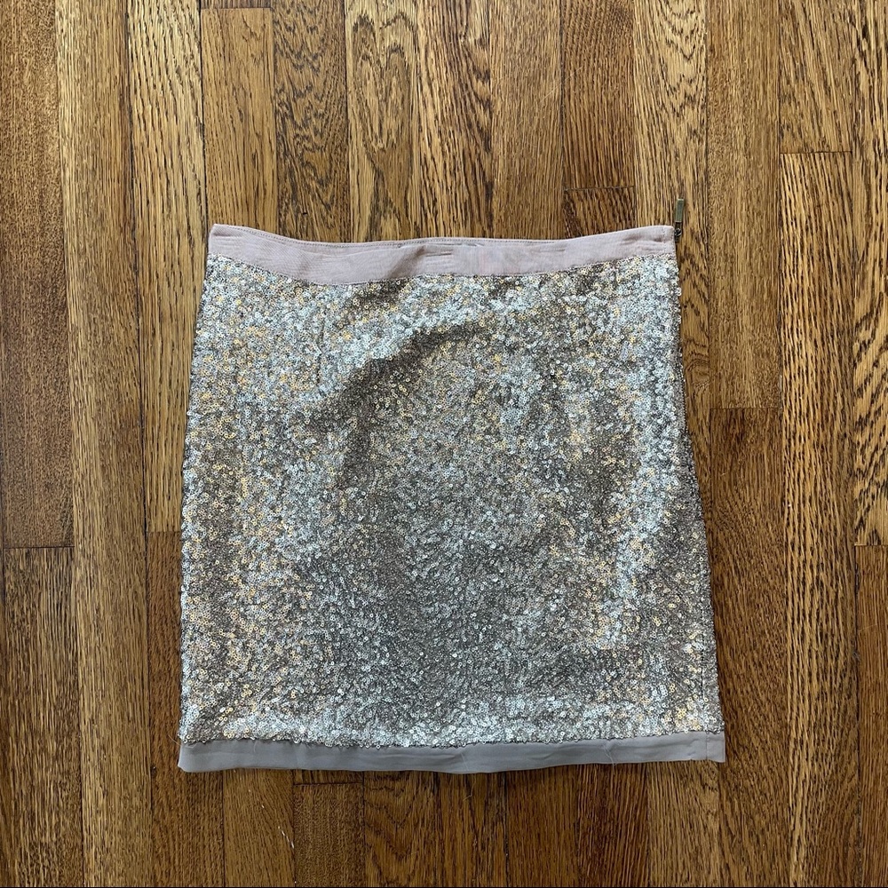 Sequin mini skirt